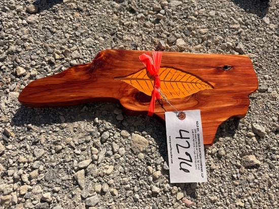 NC Tobacco Cedar Sign
