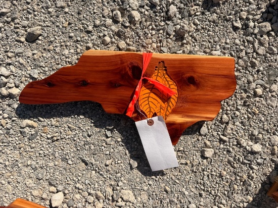 NC Tobacco Cedar Sign