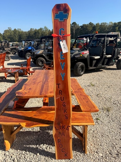 Chevrolet Truck Cedar Sign