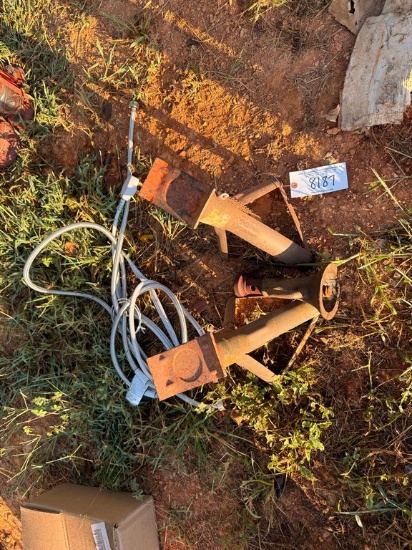 2 Jack Stands w/ Electrical Wire, Misc