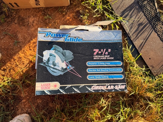 Power Glide 7 1/4" Circular Saw w/ Laser Guide