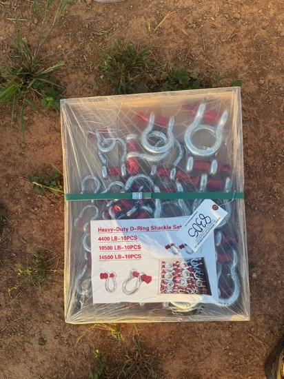 (30) Heavy Duty D-Ring Shackle Set