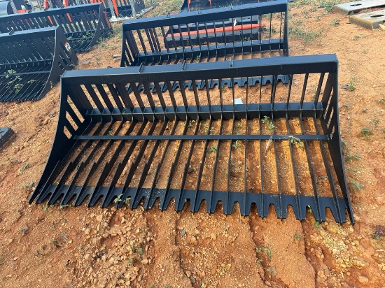 Pabreak Quick Attach 72" Rock Bucket