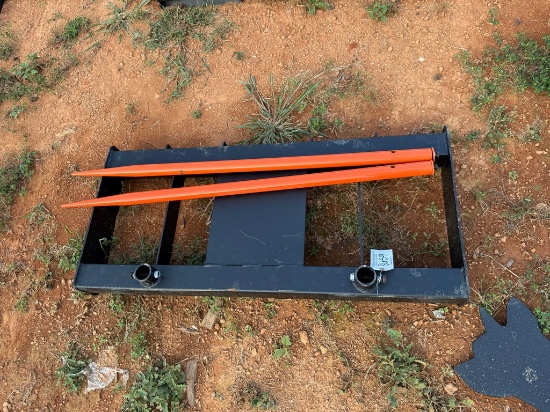 Pabreak Quick Attach Dual Prong Bale Spear