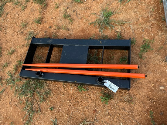 Pabreak Quick Attach Dual Prong Bale Spear