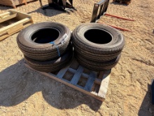 (4) Roadguider ST225/75R15 Trailer Tires