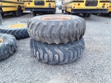 (2) 17.5-25 Tires and Wheels