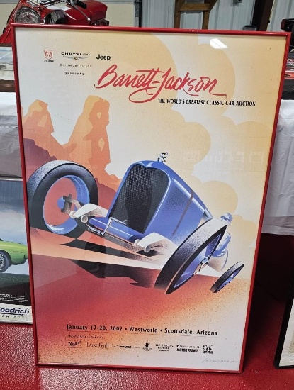 Barrett Jackson Car Poster