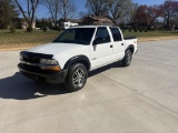 2002 CHEVROLET S-10 CREW CAB 123