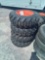 TIRES NEW 10-16.5W/RIMS SET 4 FITS BOBCAT
