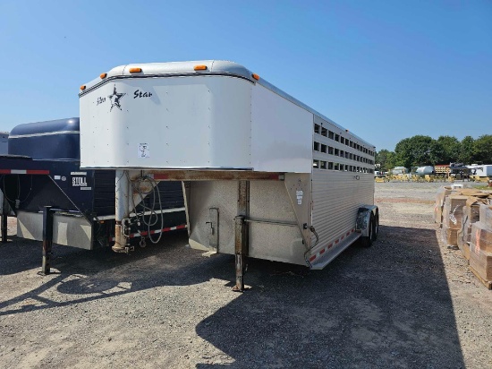 2004 SILVER STAR ALUMINUM STOCK TRAILOR