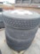 11R24.5 TIRES W/RIMS 4 EACH