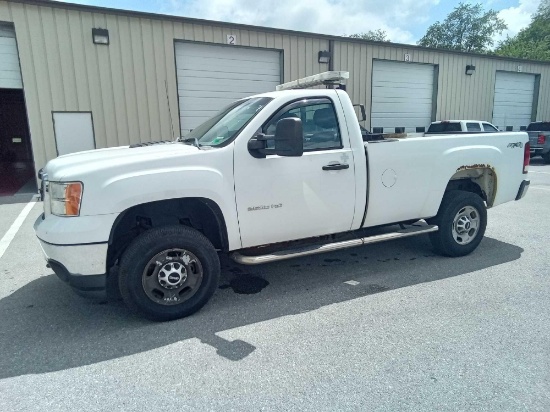 2012 Gmc Sierra 2500hd 4wd Reg Cab 133.7" Work Truck