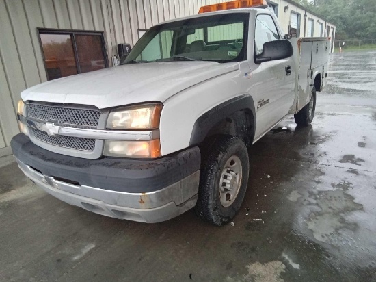 2003 CHEVROLET SILVERADO 2500HD UTILITY BODY TRUCK