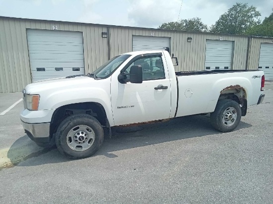 2012 Gmc Sierra 2500hd 4wd Reg Cab 133.7" Work Truck
