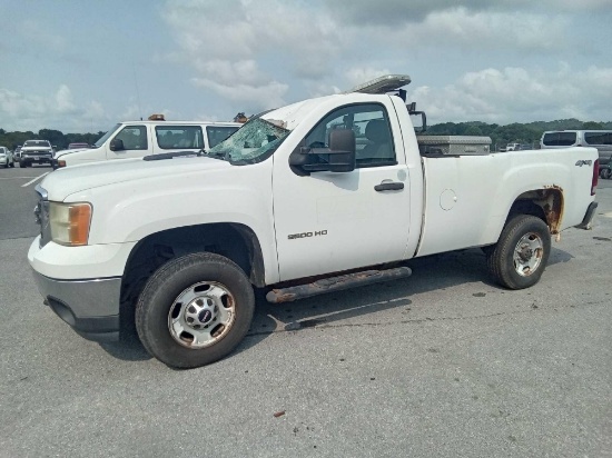 2012 Gmc Sierra 2500hd 4wd Reg Cab 133.7" Work Truck