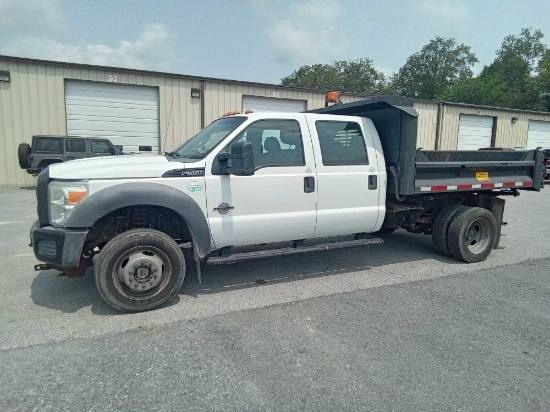 2012 FORD SUPER DUTY F-550 DRW 4WD 1 TON DUMP