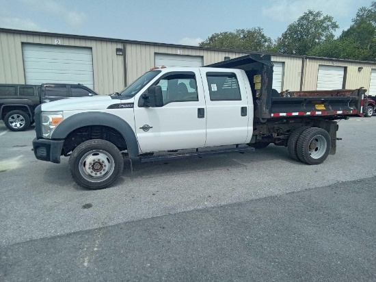 2012 FORD SUPER DUTY F-550 DRW 4WD 1 TON DUMP