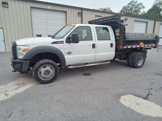 2012 FORD SUPER DUTY F-550 DRW 4WD 1 TON DUMP