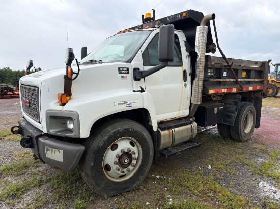 2005 GMC 7500 S/A DUMP TRUCK