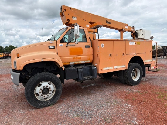 1999 GMC 7500 4WD AERIAL BUCKET TRUCK