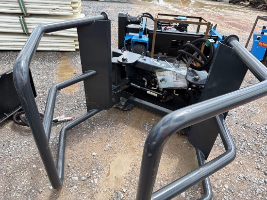 Wolverine Bsh-12-75d Skid Steer Bale Squeeze Hyd Ad