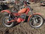 70s? Vintage Red Trials bike