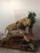 Life-size Lion w/Life-size Impala (TX RES ONLY)