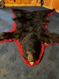 Felted Black Bear Rug