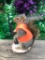 HUNTING Red Squirrel/ orange vest and Rifle - NEW Taxidermy 10