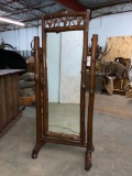 Log Framed Full Length Mirror