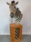 STUNNING ZEBRA PEDESTAL