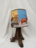 HOOF LAMP W/SHADE