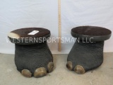 GREAT CONDITION ELEPHANT FEET STOOLS *US RESIDENTS ONLY*