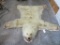 VERY PRETTY Blonde Blk Bear Rug TAXIDERMY