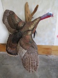 Flying Lifesize Turkey on Branch TAXIDERMY