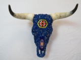 BEDAZZLED BUFFALO SKULL TAXIDERMY