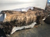 BEAUTIFUL BRAZILIAN TANNED BRINDLE COWHIDE RUG TAXIDERMY