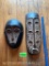 Two, Old African Tribal Mask, From the Bembe Tribe in formally Zaire Now Congo (2x$)