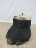 ELEPHANT FOOT ICE BUCKET *US RESIDENTS ONLY* TAXIDERMY