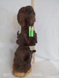 BEAUTIFUL CARVED AFRICAN BIG 5 LEADWOOD PIECE *HEAVY*