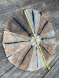 IG.. 8 Hide, Round Rug/Display, with Star in center 61 inches across, Beautiful Taxidermy