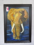 PAINTING ON FRAMED CANVAS