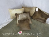 4 HIDE PILLOW CASES (4x$) TAXIDERMY