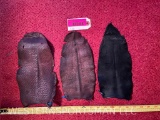 3 New Tanned Beaver Tails, Excellent Quality , Taxidermy two Browns and one black 3 X $