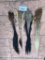 Set of 4 Beautiful African TAILS, 30 to 36 inches long, Eland, Black, & Blue Wildebeest, and a Gemsb