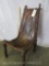 AFRICAN HIDE LEATHER CHAIR