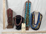 African trade and tribal bead Collection; displays included