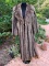 Striking, RACCOON FULL Length FUR Coat, Beautiful fur, and detail.. Med-Lg size.. Thorpe Furriers -