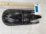 Ebony Wood Kenyan Ceremonial Mask Incised